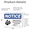 Signmission Emergency Evacuation Staging Sign With Symbol, 24 in W x Rectangle, Vinyl Decal OS-2PACK-NS-D-1824-L-11799 - alternate 3